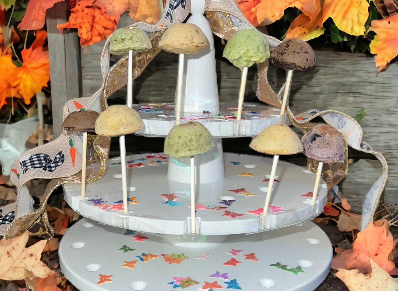 CAKE POPS-CUTE Bunny Rabbit, Guinea Pig, Hamster, Mice-Premium Natural treat/Chew Combo