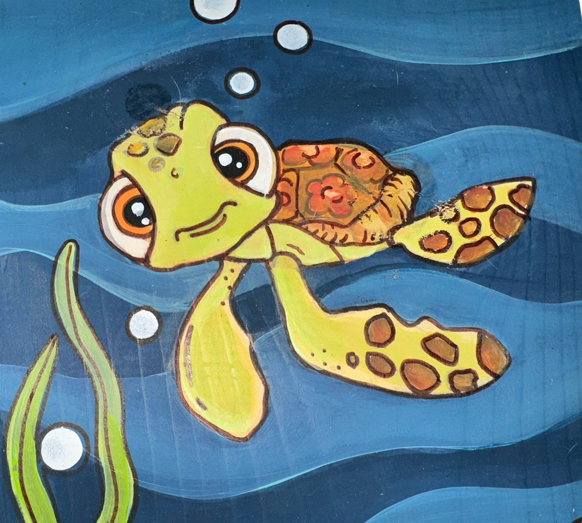 Custom hand painted art Hamster wooden house, “Finding Nemo” CUTE,  premium quality, very durable: Hamsters/ Rats, Gerbils, Mice