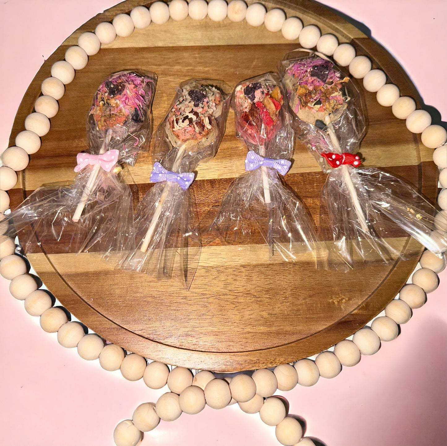 HAMALICIOUS Double Heart Cookie Pops/Hamsters, Mice, Rats, Gerbils