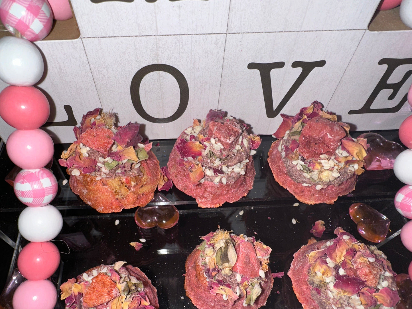 Raspberry Heart Cupcakes/Hamsters/Mice/Gerbils/Rats